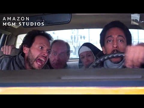 Car Chase On The Train Tracks