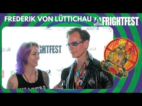 Red Carpet with Frederik Von Lüttichau - Dawn Breaks Behind Her Eyes, FrightFest 2021