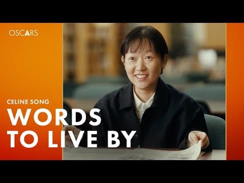 Celine Song's "Words to Live By" | 'Past Lives' Oscars