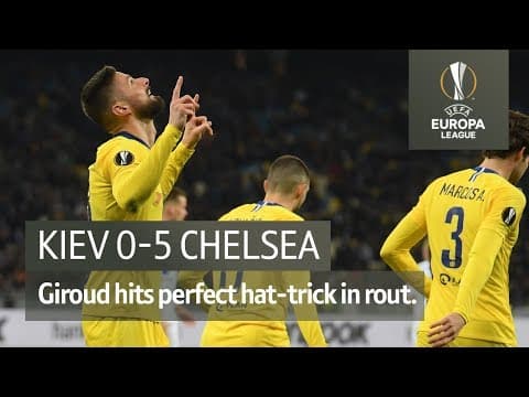 Dynamo Kiev 0-5 Chelsea | Europa League