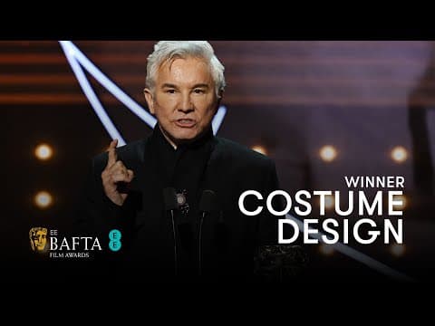 Baz Luhrmann Collects Catherine Martin's Costume Design BAFTA For Elvis | EE BAFTAs 2023