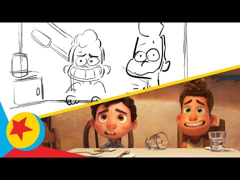 Luca and Alberto Join Guilia and Massimo for Dinner | Pixar Side-By-Side