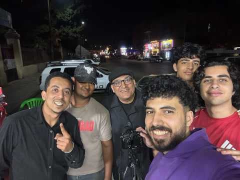 BTS of my new upcoming short film "Radeni-Ala elbab"