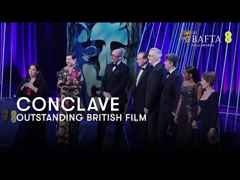 Conclave wins Best British Film to Edward Berger's delight | BAFTA Film Awards 2025