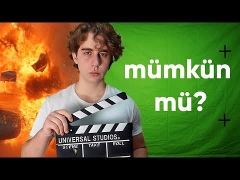 I Tried to Shoot My Own Movie with 0 TL...