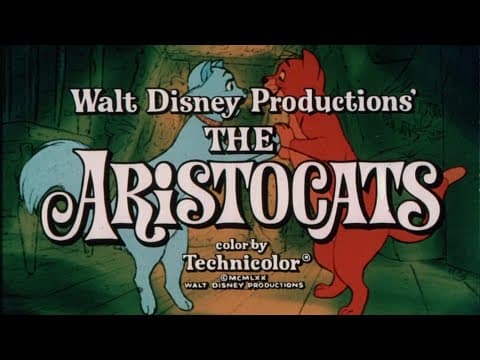 The Aristocats - 1970 Theatrical Trailer (35mm 4K)