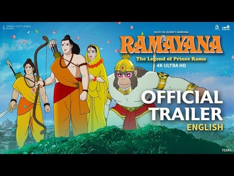 Ramayana: The Legend Of Prince Rama | English trailer for theatrical release in India on Jan 24