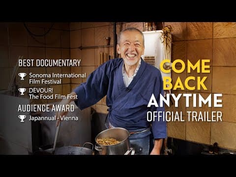 COME BACK ANYTIME - Japanese ramen documentary - Trailer 1