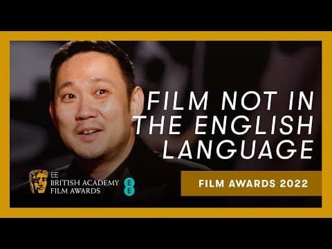Ryûsuke Hamaguchi can't believe he won the Film Not in the English Language award | EE BAFTAs 2022