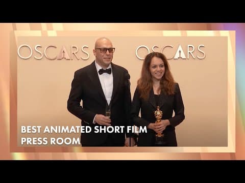 'In the Shadow of the Cypress' Best Animated Short Film Press Room Speech | 97th Oscars (2025)