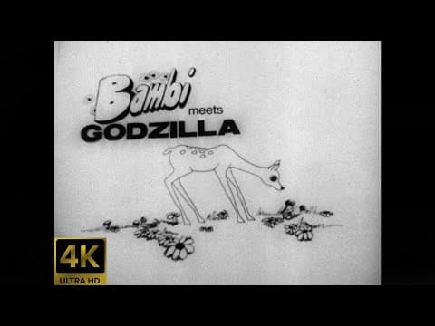 Bambi Meets Godzilla (1969) Short Film [4K] [FTD-0942]