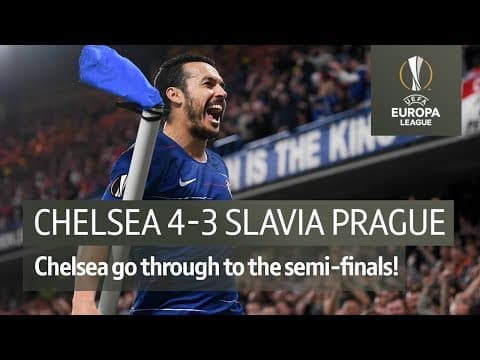 Chelsea 4-3 Slavia Prague | Europa League