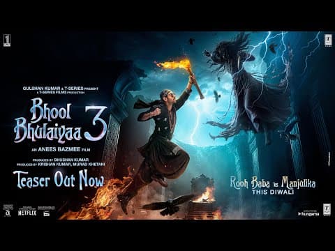 Bhool Bhulaiyaa 3 (Teaser): Kartik Aaryan, Vidya Balan, Triptii Dimri | Anees Bazmee | Bhushan Kumar