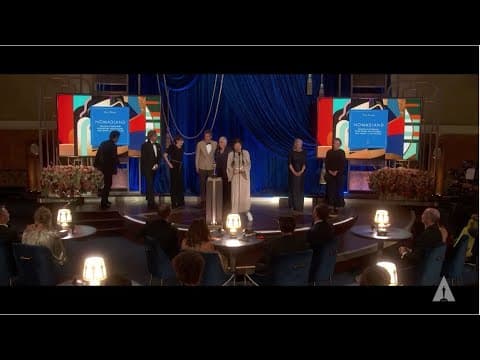 "Nomadland" Wins Best Picture