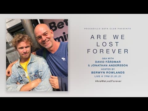 Peccadillo Sofa Club: ARE WE LOST FOREVER Q&A