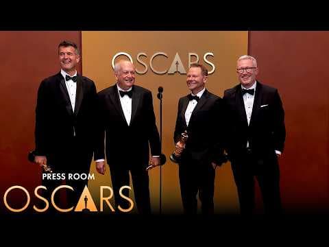 Avatar: Fire and Ash Best Visual Effects Press Room Speech