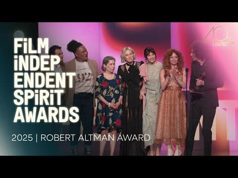 HIS THREE DAUGHTERS wins the ROBERT ALTMAN AWARD at the 2025 Film Independent Spirit Awards