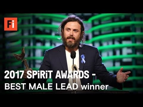 Casey Affleck wins Best Male Lead at the 2017 Film Independent Spirit Awards