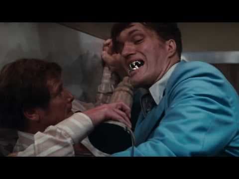 Bond gets to grips with Jaws on the train