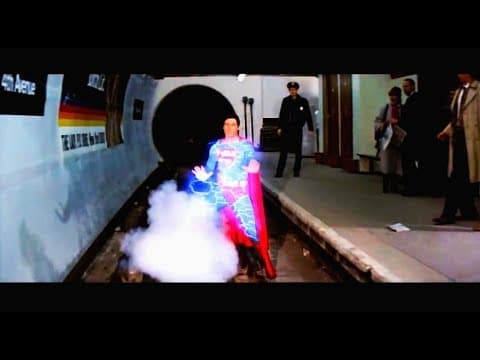 "Superman IV" (1987) Subway Billboard Blooper