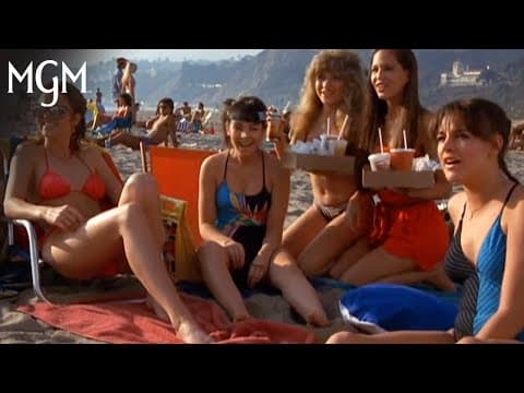 "What A Hunk" Beach Scene