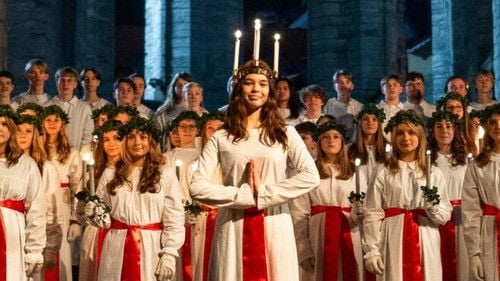 Luciamorgon från Visby