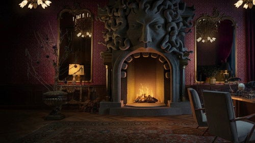 Wednesday: Fireplace