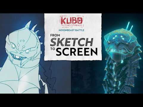 Sketch to Screen: Kubo Battles the Moonbeast
