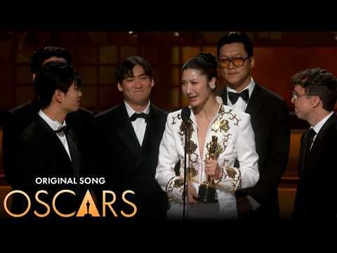 ‘Golden’ from ‘KPop Demon Hunters’ Wins Best Original Song | 98th Oscars Speech (2026)