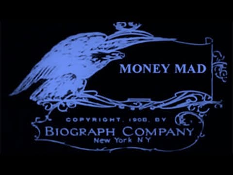 Money Mad (1908) D.W. Griffith - Crime, Drama Short Silent Film