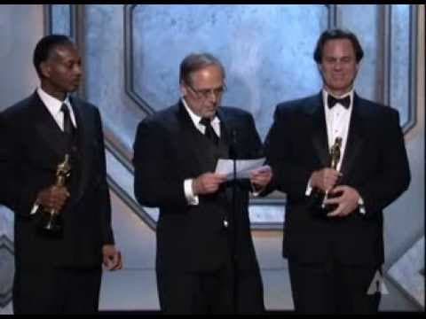 "Dreamgirls" winning a Sound Mixing Oscar®