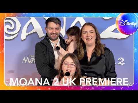 Our Competition Winners at the Moana 2 UK Premiere!