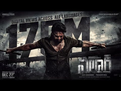 Salaar CeaseFire Telugu Trailer | Prabhas, Prashanth, Prithviraj, Shruthi, Vijay Kiragandur |Hombale