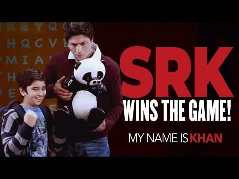 Shahrukh Khan helping a kid
