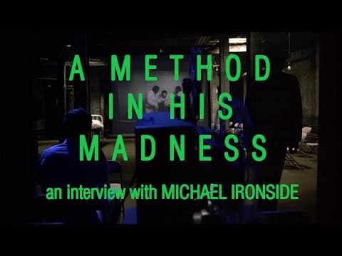 Method in His Madness: Interview with Actor Michael Ironside 🎬 Scanners (1981) Interviews (HD)
