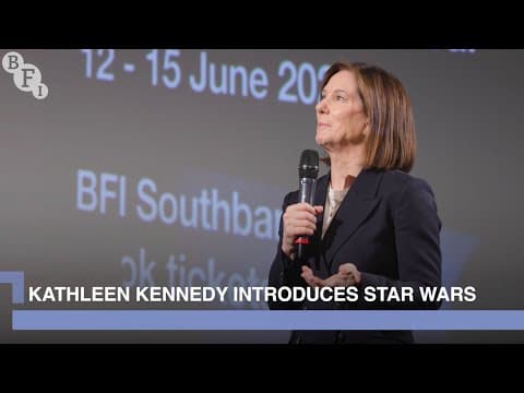 Kathleen Kennedy introduces a screening of the original 1977 print of Star Wars | BFI