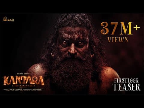 Kantara A Legend Chapter-1 First Look Teaser | RishabShetty|Ajaneesh| VijayKiragandur |Hombale Films