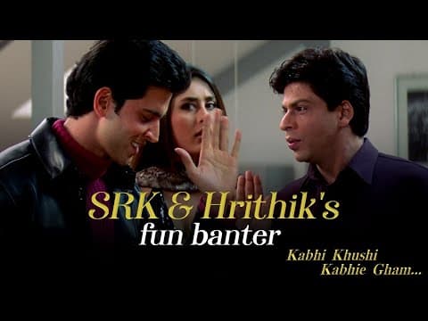 SRK & Hrithik - Chaotic Sibling Energy! | Kabhi Khushi Kabhie Gham | SRK | Hrithik Roshan