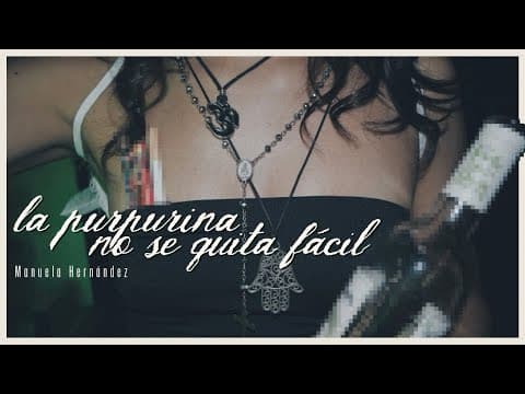 la purpurina no se quita fácil - corto