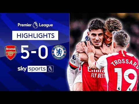 Arsenal 5-0 Chelsea - Premier League