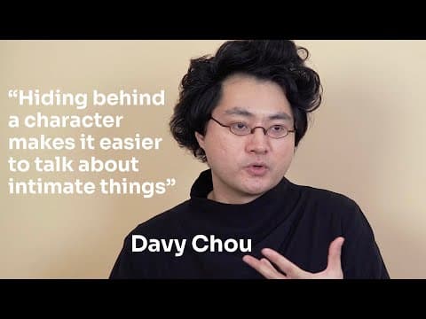 "Hiding behind a character makes it easier to talk about intimate things" Davy Chou