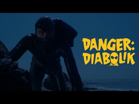 4K Restoration Clip | Night Beach Ambush — Diabolik Strikes from the Sea