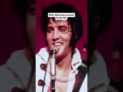 Graceland 👉 Vegas 👉 UK, Elvis has entered the building!