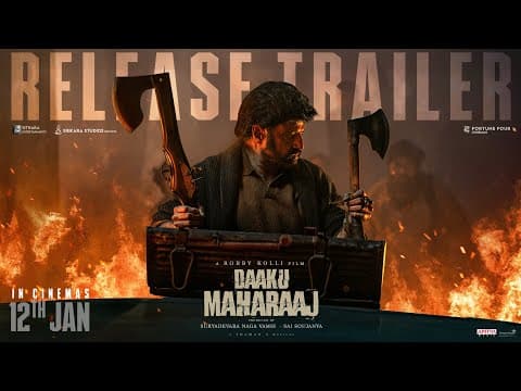 Daaku Maharaaj Release Trailer | NBK, Pragya, Shraddha, BobbyDeol, Urvashi R | Thaman | Bobby Kolli