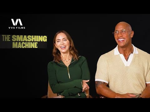 Dwayne Johnson and Emily Blunt talk The Smashing Machine