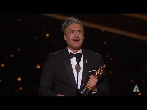 Taika Waititi Wins Best Adapted Screenplay for "Jojo Rabbit" | 92nd Oscars (2020)