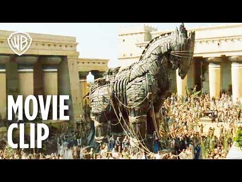 Trojan Horse Battle Scene - Movie Clip