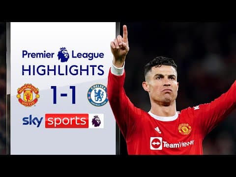 Man United 1-1 Chelsea | Premier League