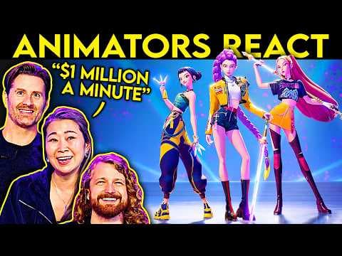 Animators React to KPop Demon Hunters - ft. The Directors