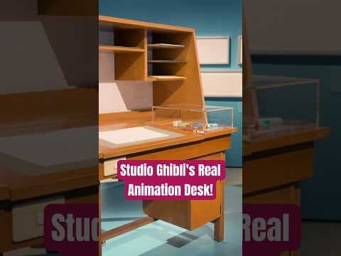 The Animation Desk Behind Miyazaki Films Like 'Ponyo'!
